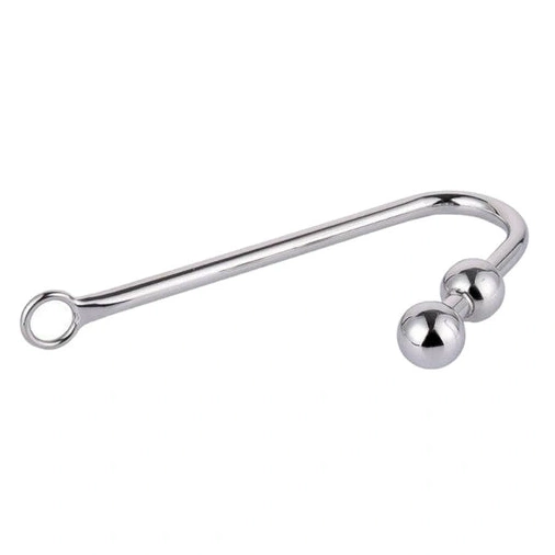 Anal Hook Two Steel Pleasurable 4417 Stainless Balls 1227